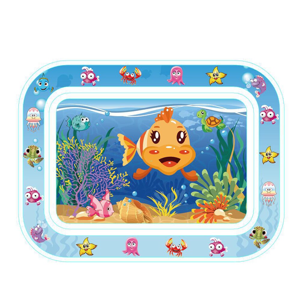 Baby, Kleinkind Karikatur Krake Delfin Aufblasbare Wasser matt Sommer Spiel Spielen Pad Spielzeug