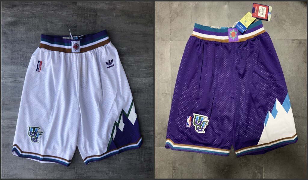 Nike zxjazz hommes blanc déclaration édition NBA ville swingman short de basket