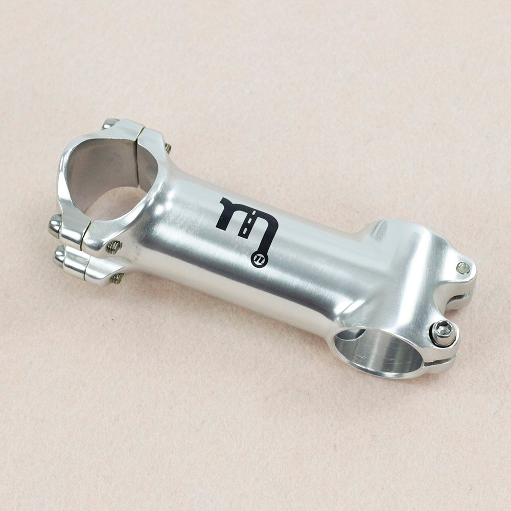 SILVEROCK Alunimum Stuurpen 6 Graden 31.8mm Bar Boring 28.6mm 1 1/8 "Touring Racefiets MTB Stuurpen 90mm Klassieke Zilveren