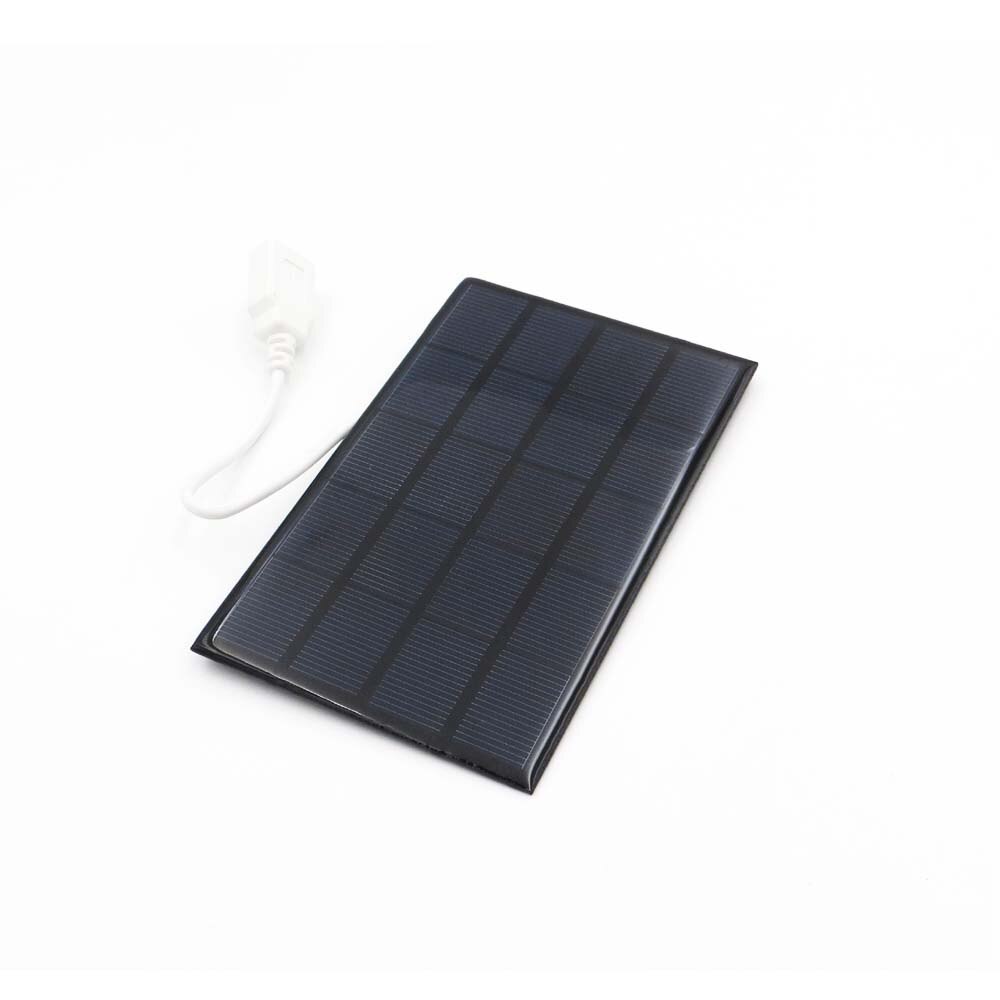 5V 2W Solar panel with wire Mini Solar Cell Solar Panel Standard Epoxy Polycrystalline Silicon with USB poly