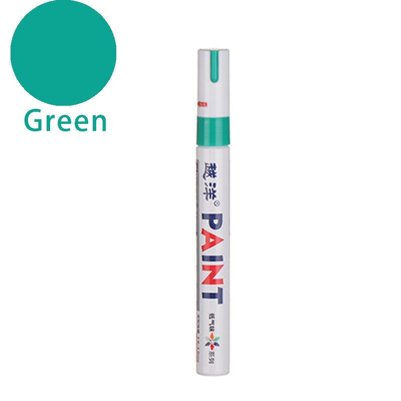 12 farben Autolack Kratzer Reparatur Stift Wasserdichte Farbe Stift Marker Stift Pinsel farbe Auto Reifen Lauffläche Pflege Permanent Farbe marker: plum