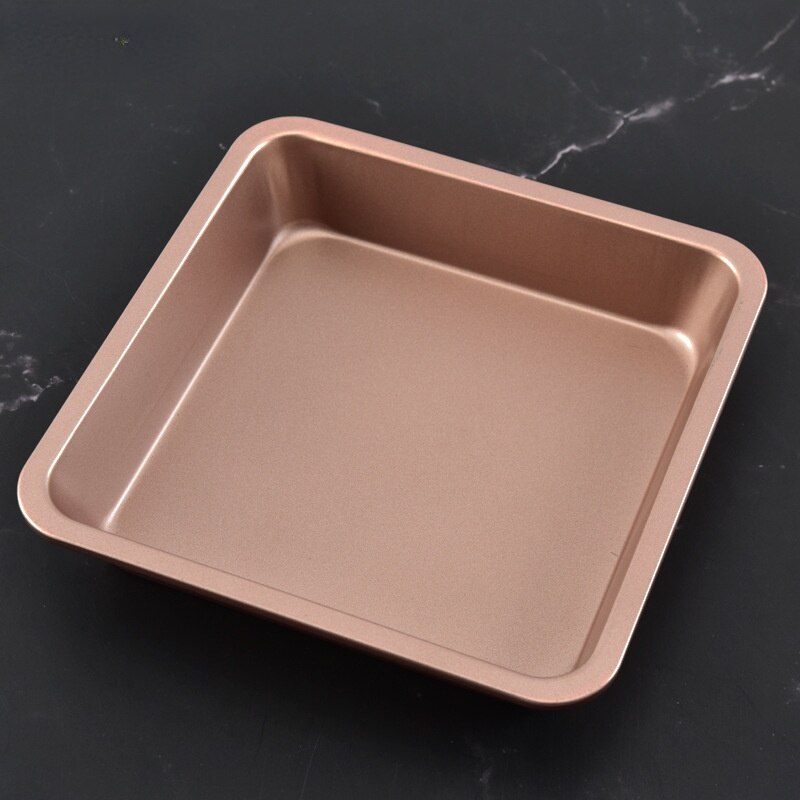 Non-Stick 8 Inch Square Cake Baking Pan Carbon Steel Tray Pie Pizza Bread Cake Mold Bakeware Tools Kitchen Accessories