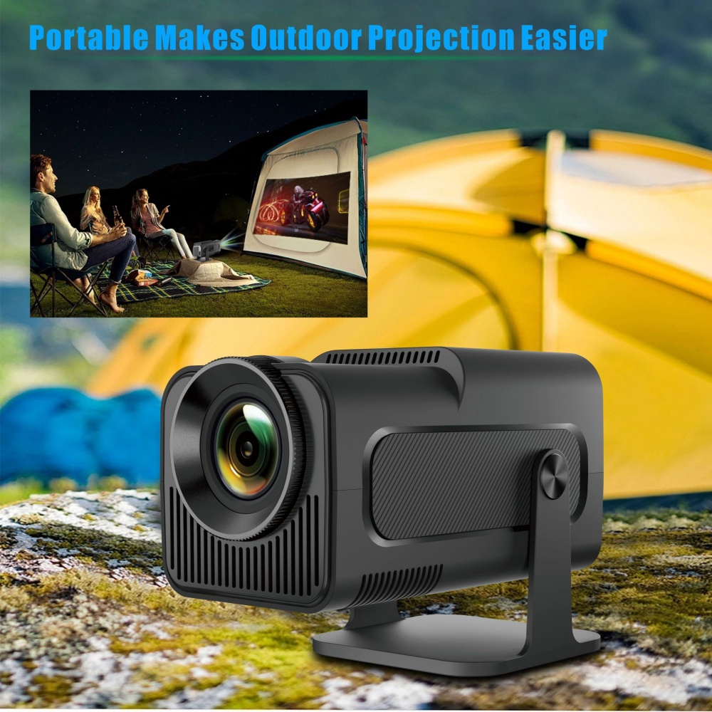 Mini Portable Projector Newly Native HY320 720P Android11 4K 300ANSI Projector Wifi6 BT5.0 Cinema Outdoor Rotable Projector