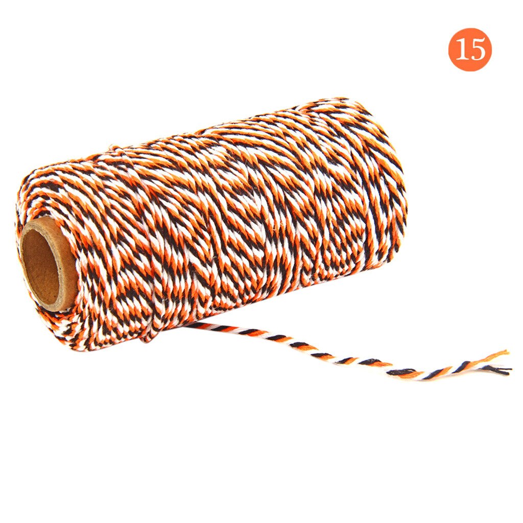 2Mm Diy Macrame Koord Twee Kleuren Katoen Bakers Twine Touw Rustieke Land Ambachten Handgemaakte Accessoires: O