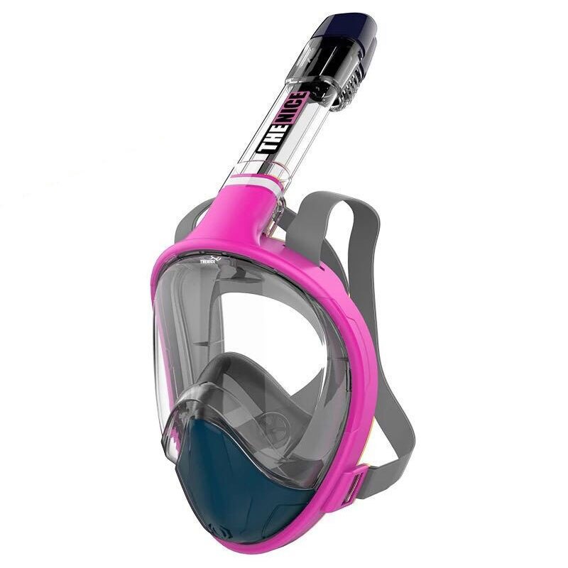 Underwater Scuba Anti Fog Full Face Diving Mask Snorkeling Set Respiratory Masks Safe and waterproof Swimming Equipment: color 04 / S/M