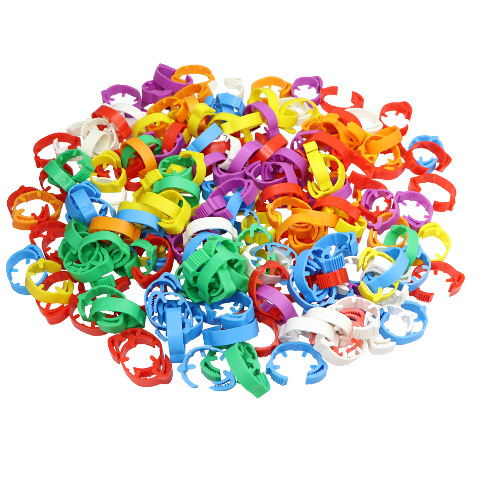 30Pcs Blank Kip Voet Ring 7 Kleuren Verstelbare Digitale Etiketten Voor Pluimvee Been Farm Identificatie Markers Tool Voor Chick eend
