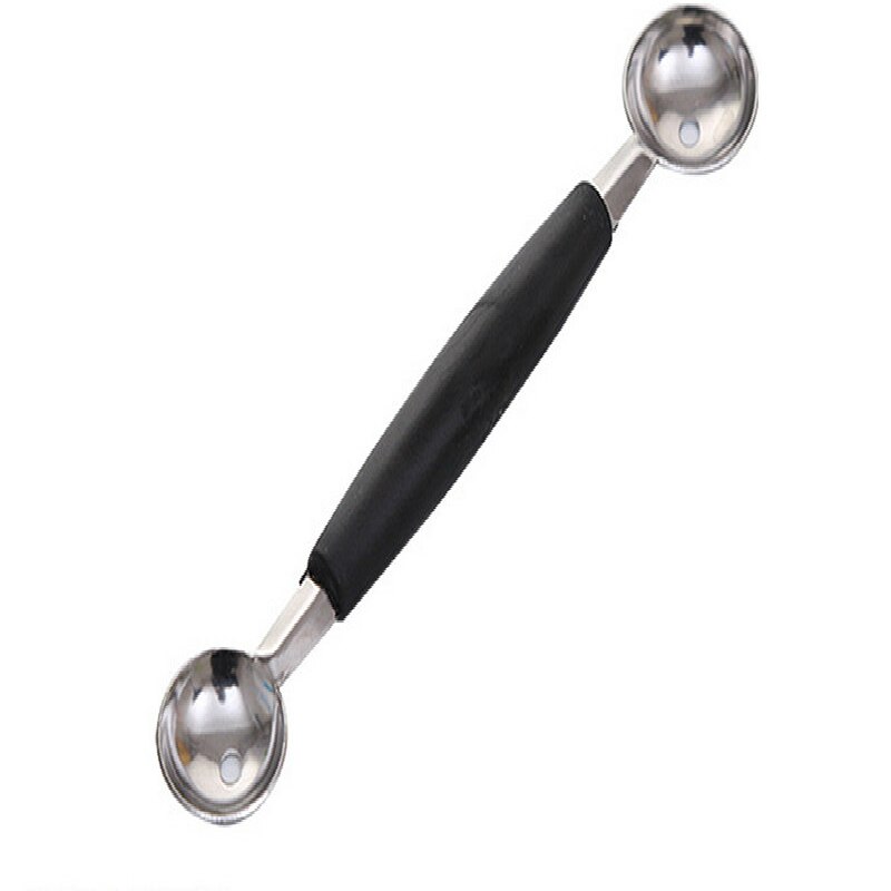 1Pc Huishoudelijke Rvs Double-End Melon Ijs Baller Scoop Fruit Lepel Keuken Gadgets