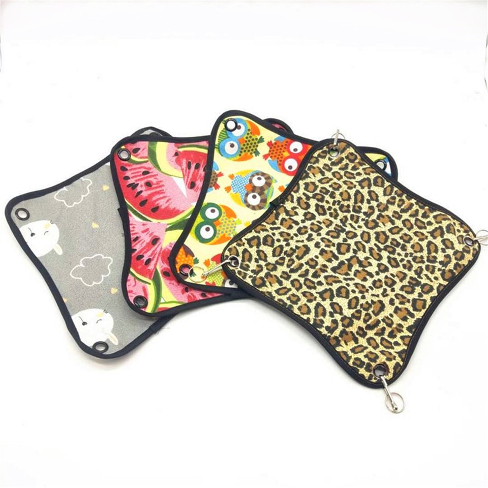 Lente Zomer Canvas Duurzaam Ademend Eekhoorn Hamster Hangmat Kleine Dieren Huisdier Kooien Opknoping Slapen Pads Huisdieren Benodigdheden