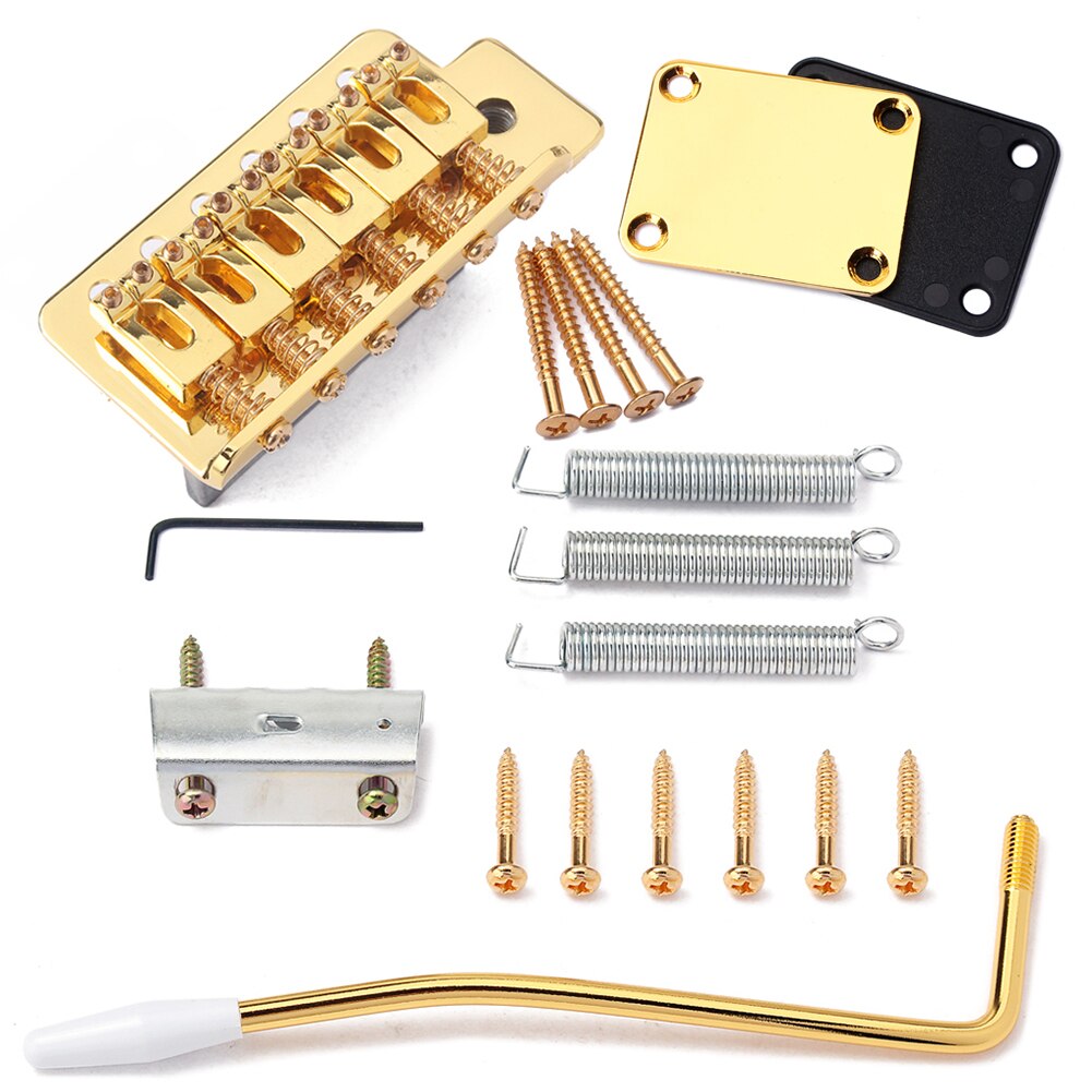 Replace Electric Guitar Tremolo Bridge with Neck Plate for Stratocaster Strat