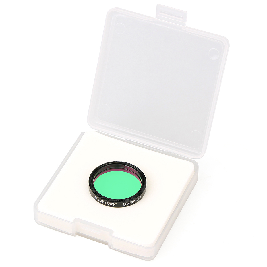 Filtro de telescopio SVBONY F9127B, filtro de corte UV IR, hilos de 2 pulgadas, filtro infrarrojo, cámara CCD para oculares y cámaras astronómicas