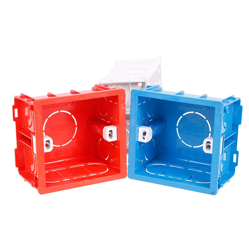 1 Pcs Type 86 Atlectric Hidden Mounting Box Cassette Switch Socket Junction Box Atlectric Mounting Box