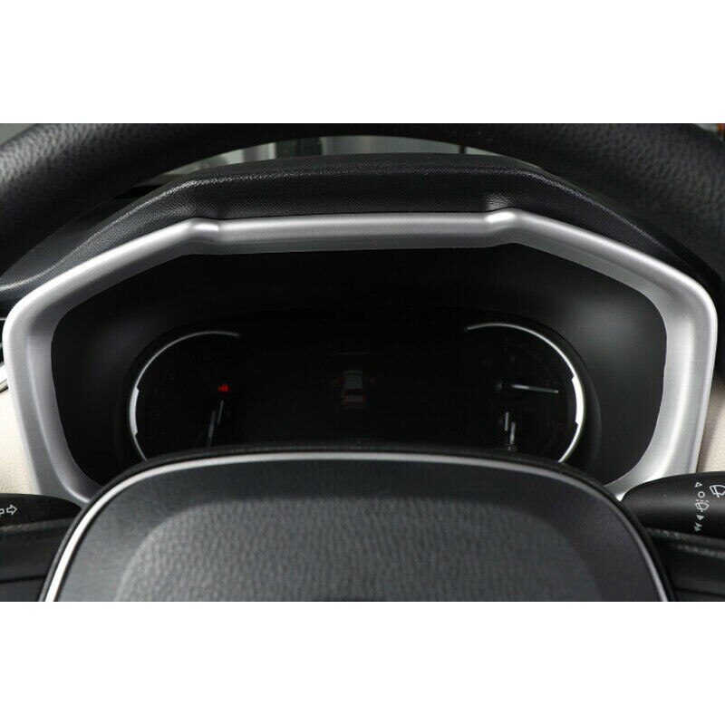 ABS Silver Dashboard Decorative Frame Trim Dash Panel Frame Trim Cover for Toyota RAV4 ( Left Rudder)