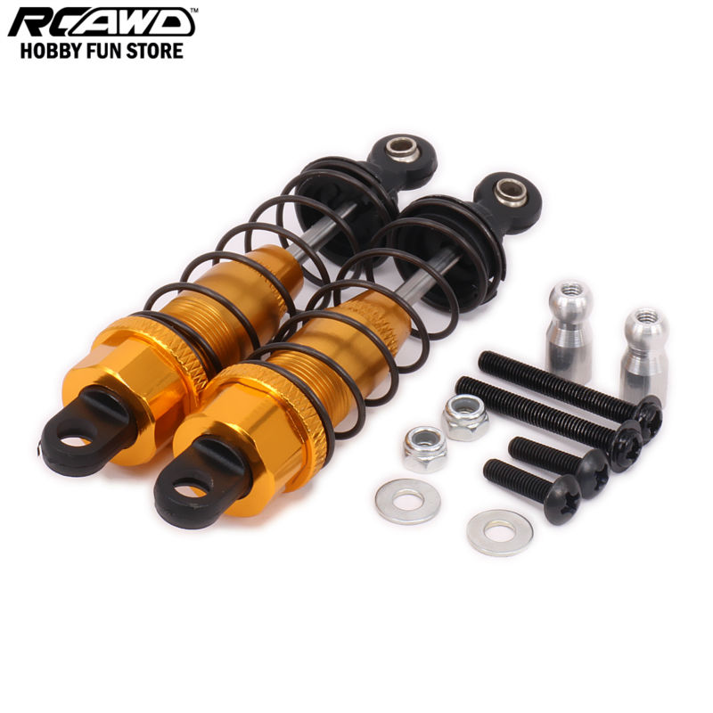 Amortisseur RCAWD 85MM pour voiture de loisir Rc 1/10 HPI série WR8 Flux 101212 107888 Type rempli d'huile