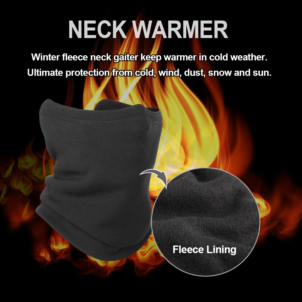 Bandeau magique en polaire pour homme, cache-cou, demi-masque, écharpe, capuche, Snowboard, vélo, Bandana, couvre-chef, hiver