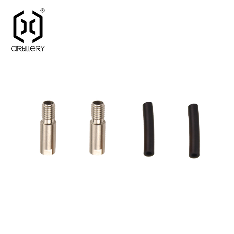 Piezas de repuesto para impresora Artillery Hornet Repuestos, cabezal extrusor Hotend, boquilla, termistor, varilla calefactora, bloque calefactor y funda de silicona: Gris