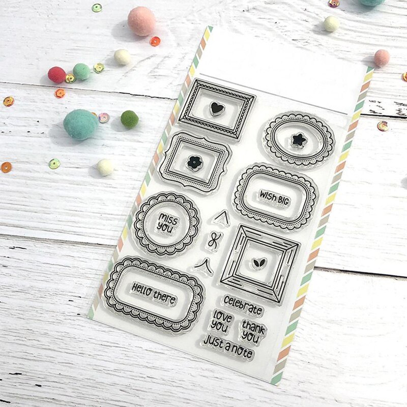 brand Clear stamps set Animal Transparent stamp for DIY Scrapbooking Cards Crafts 06: WW0251A1