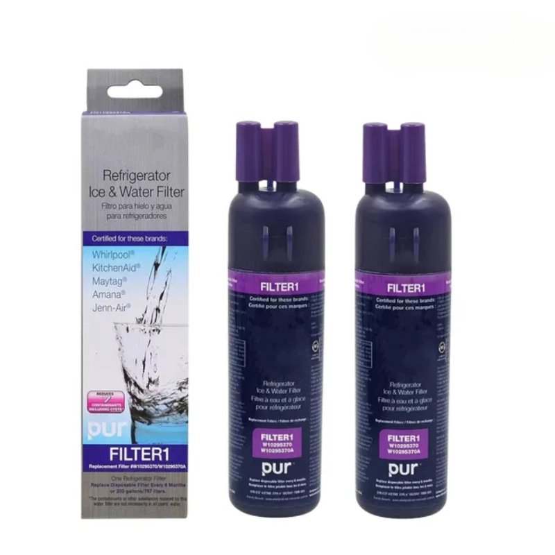 Replace Filter 1 Activated Carbon Refrigerator Water Filter For W10295370A EDR1RXD1