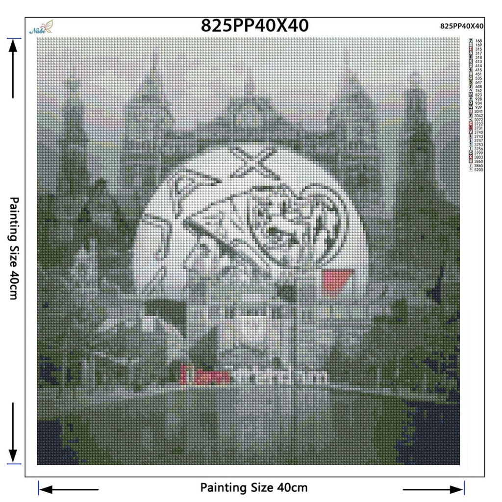 DIY square Diamond Painting scenery city Cross Stitch Kits Diamond crystal Diamond Embroidery AJAX Patterns Rhinestones