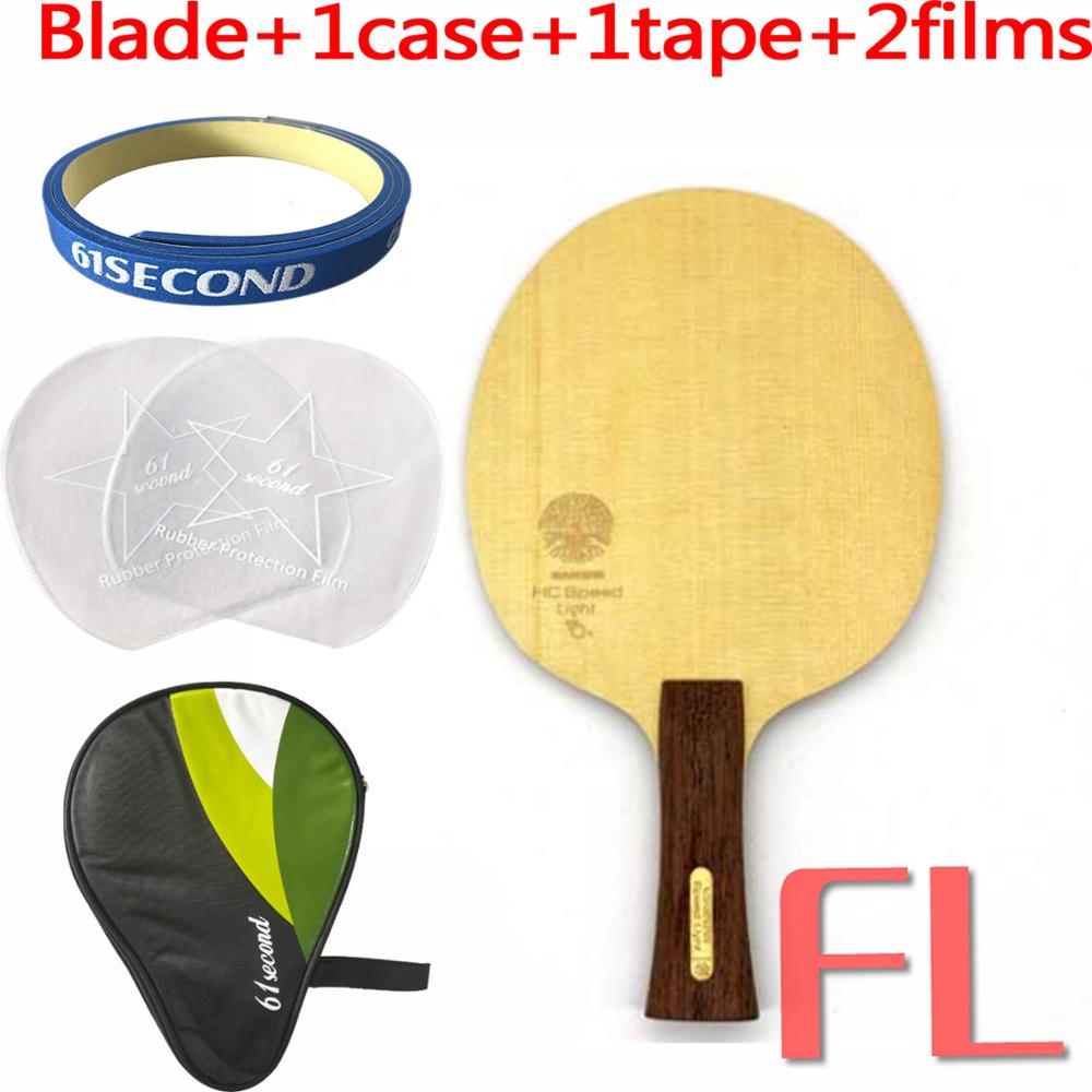 Sanwei HC, hoja de tenis de mesa con luz de velocidad: FL with H 1 case