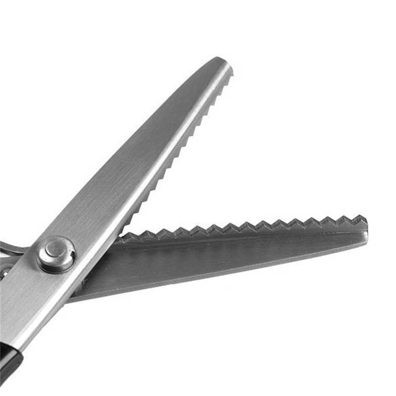 DIY Necessaries Cloth Sample Fabric Scissors Pinking Shears Scissors Sewing Fabric Craft Dressmaking Tailor Patchwork Hand Tool