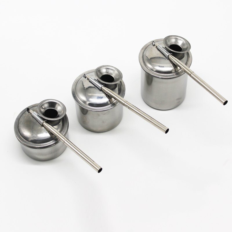 High Stainless Steel Blow glazed Pot Painting Spray Pot Ceramic coloring watering can pottery glaze tool 100/200/300ML: 3 pcs