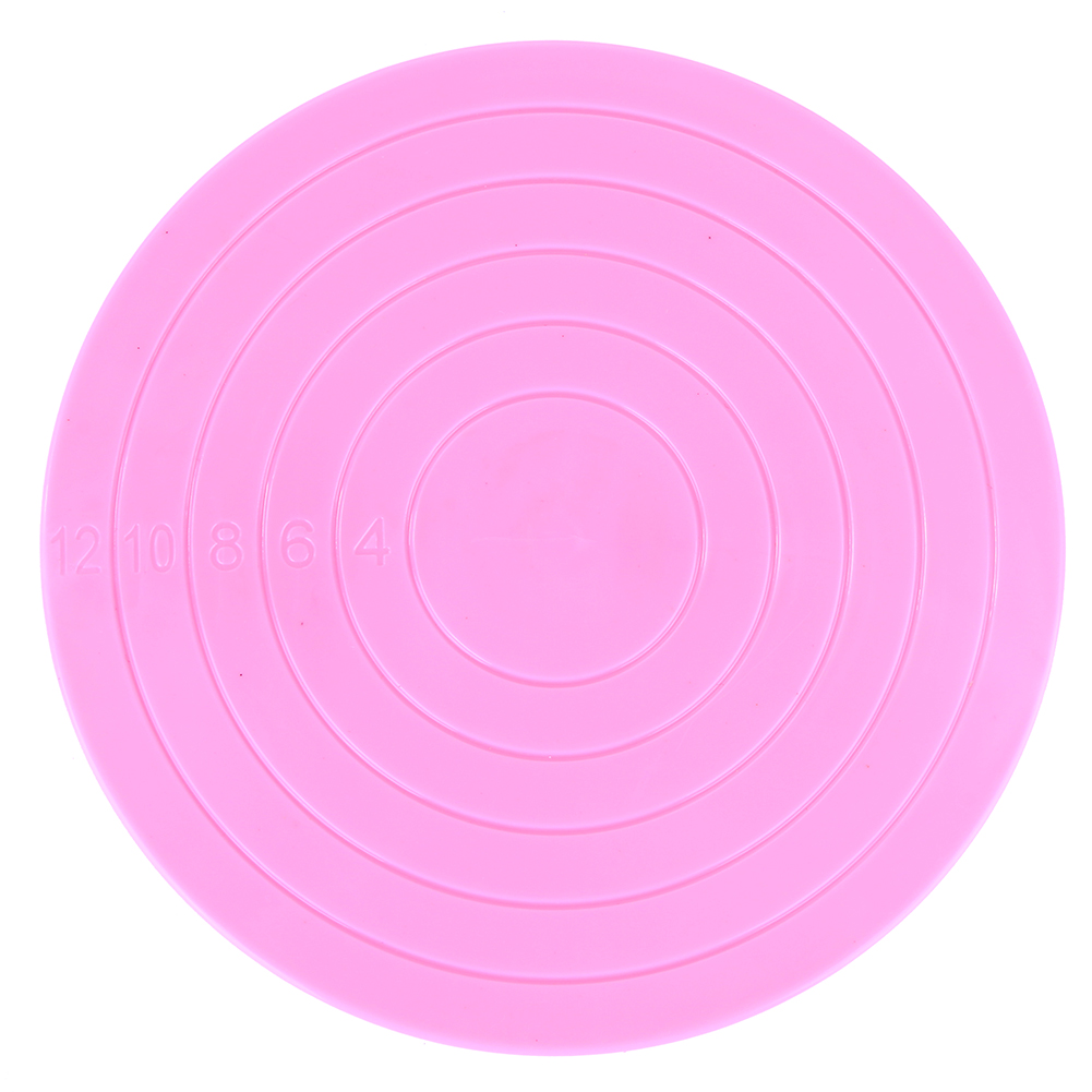 Small Cake Revolving Turntable Decor Stand Platform Rotating Baking Tools