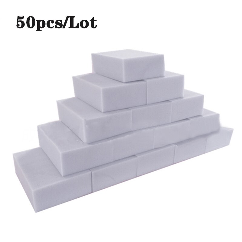 50 Stks/partij Grijs Magic Sponge Melamine Spons Eraser Home Cleaning Sponzen Afwas Spons Voor Keuken Badkamer: Grey 50pcs