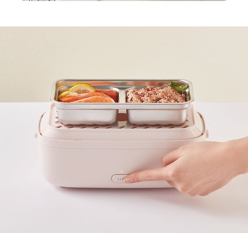 220V 1L/1.3L Mini Portable Electric Rice Cooker Multi Cooker Lunch Meals Steam Heating Box For Travel Office School EU/AU/UK/US