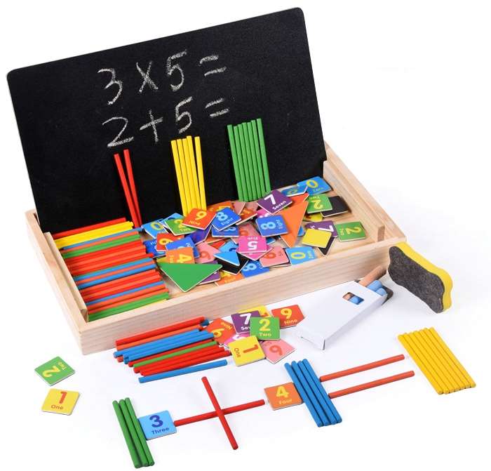 Wiskunde Leermiddelen Math Tellen Stok Tellen Stok 3-6 Jaar Oude Kinderen Vroege Onderwijs Rekenkundige Speelgoed Primaire