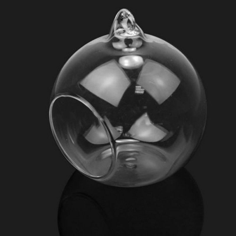 Kristal Glas Opknoping Kaarshouder Kandelaar Thuis Wedding Party Decor Kandelaar Theelichthouder Terrarium Container Decor: 12cm