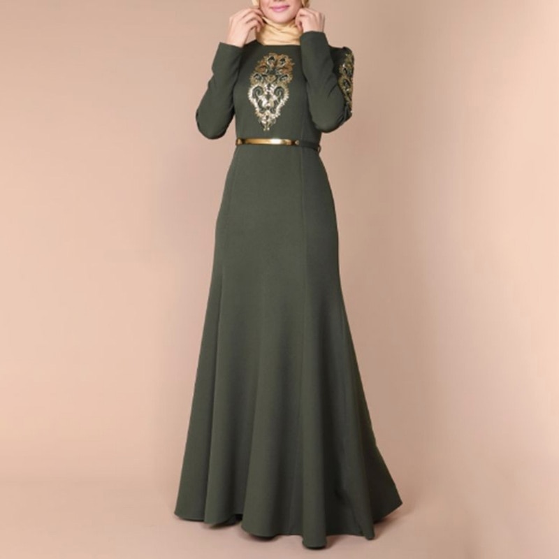 Moslim Vrouwen Kleding Zijn Arabische Kleding Jelaba Femme Musulman Jurk Kaftan Mujerплатьехалатhijab Femme Musulman Gewaad Etnische Dres