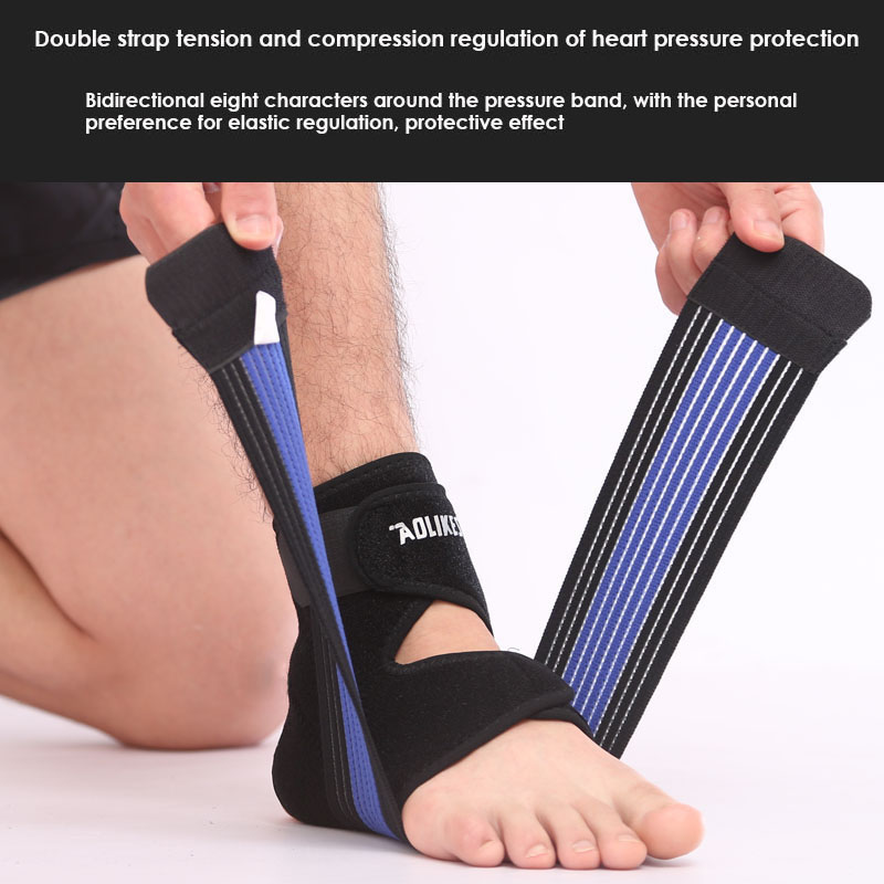 AOLIKES 1PCS High elastic bandage compression ok-cloth sports protector basketball soccer ankle support brace Support Football