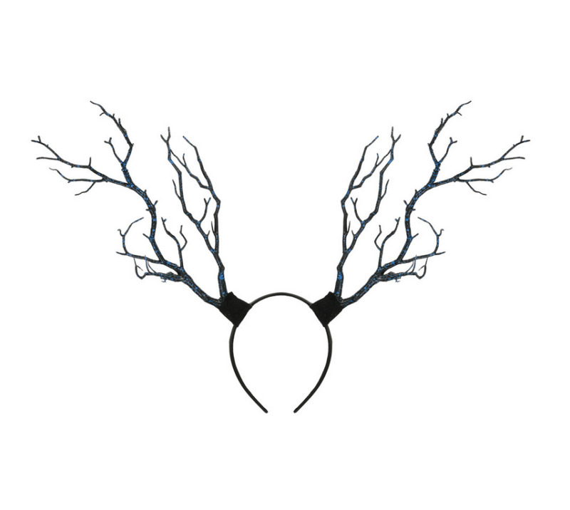 Deer Horn Headdress Vintage Tree Branches Antlers Fantasy Costume Fairy Fascinator Headpiece Festival Hair Accessory