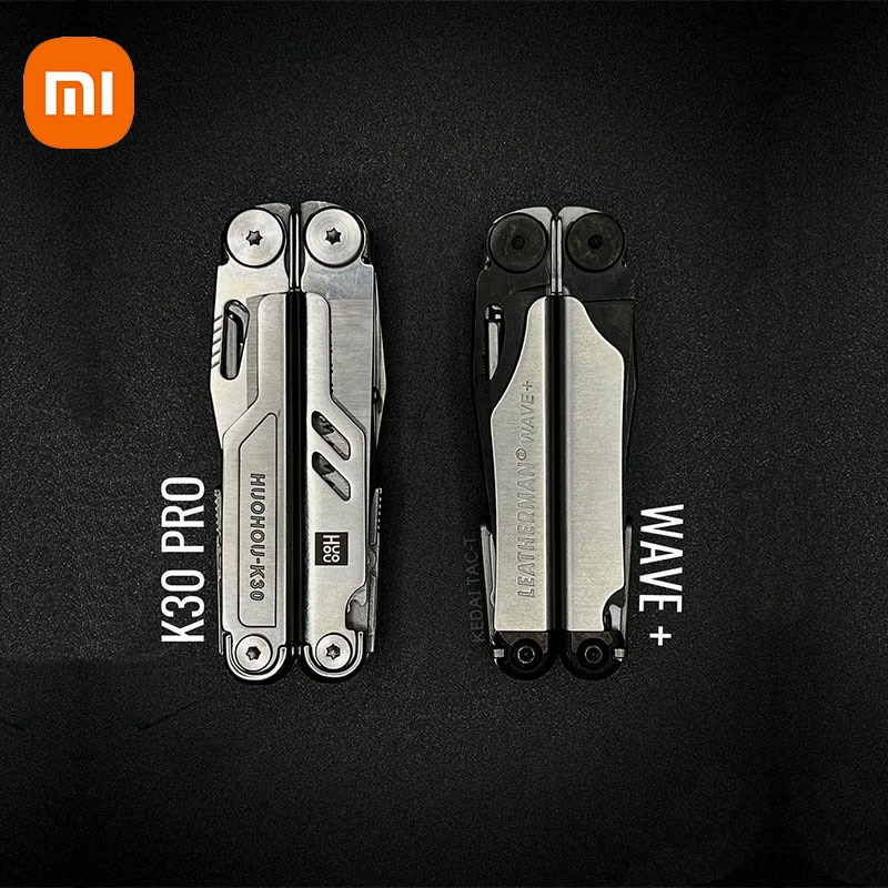 XIAOMI-cerradura de seguridad multifuncional HuoHou K30 Pro Knife18-in-1, destornillador Phillips/ranurado/gafas, acero inoxidable 7Cr17
