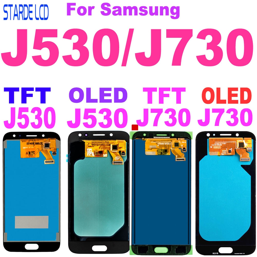 LCD Amoled J730 per Samsung Galaxy J7 Pro LCD 2017 J730 SM-J730F J730F schermo LCD Touch Screen Digitizer J5 Pro J530 J530F LCD