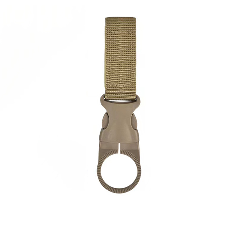 Gesp Haak Waterfleshouder Clip Outdoor Nylon EDC Klim Karabijnhaak Riem Rugzakhanger Kamp Karabijnhaak Riemclip: YELLOW