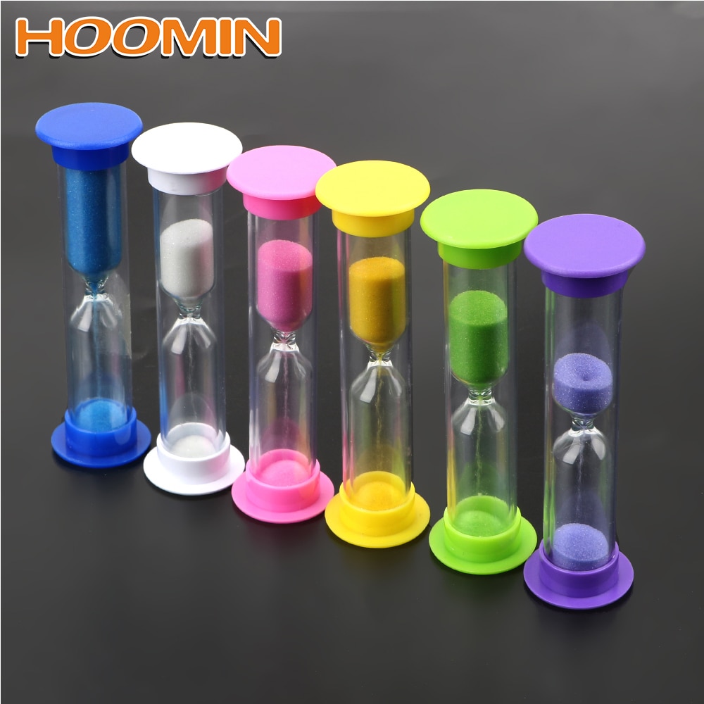 Hoomin mini timer børn sand timer ur timere farverigt timeglas til børn