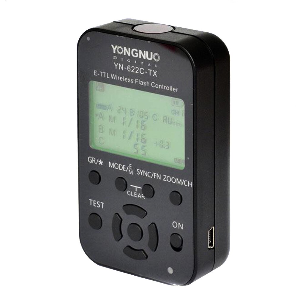 Yongnuo YN-622C-TX YN622C-TX LCD Drahtlose e-TTL Blitz-Regler-1/8000s Blitz Abzug Absender für Kanon DSLR kameras