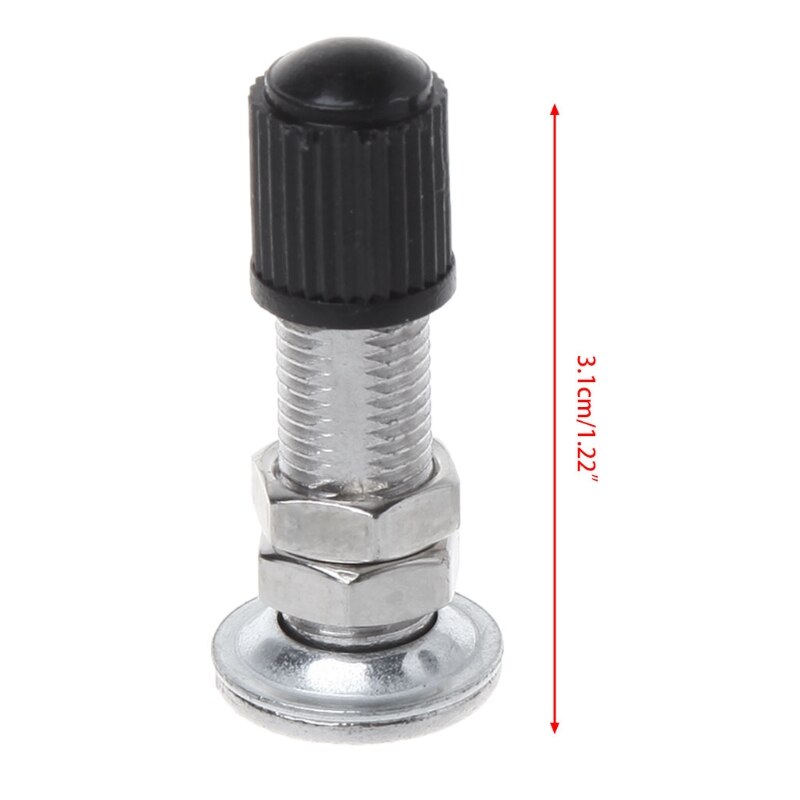 Lot De 6 Bouchons De Valve Vélo En Alliage Aluminium - Vert - Décoratif Et Étanche