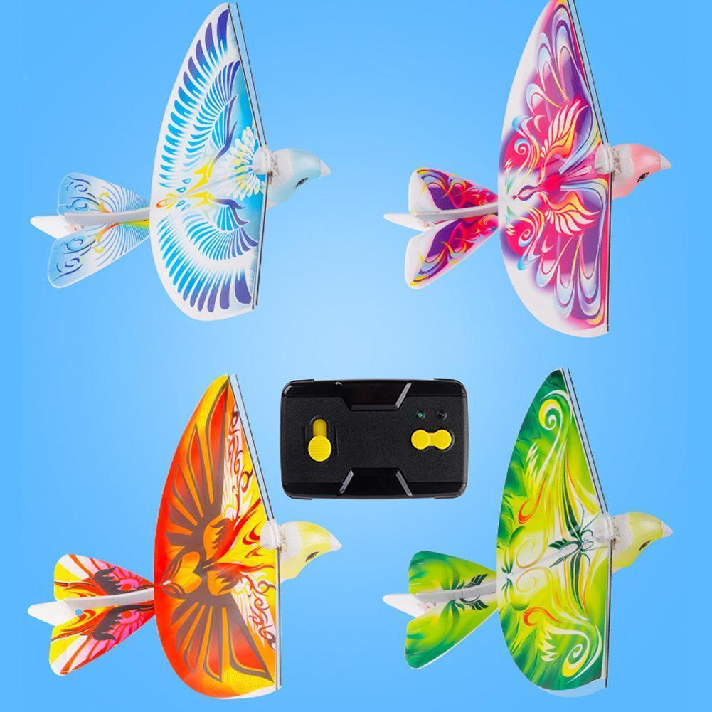 Induction Flying Bird Simulation Flapping Wing Bird Toy 360-degree Circling V7F4