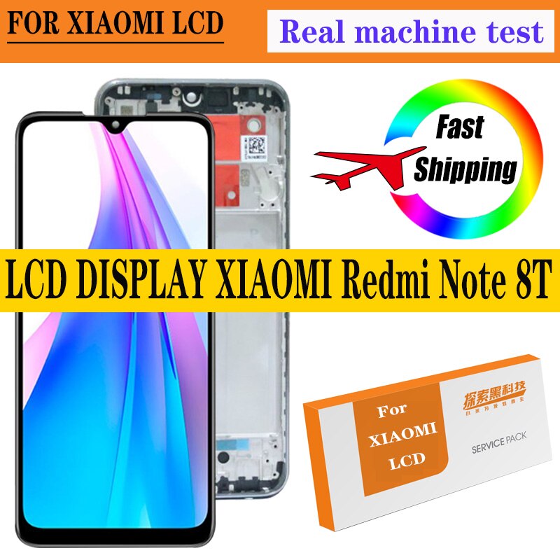 Original 10berühren Für 6.3 &quot;Xiaomi Redmi Hinweis 8T LCD Anzeige Bildschirm + berühren Bildschirm Digitizer Montage Für redmi Hinweis 8T