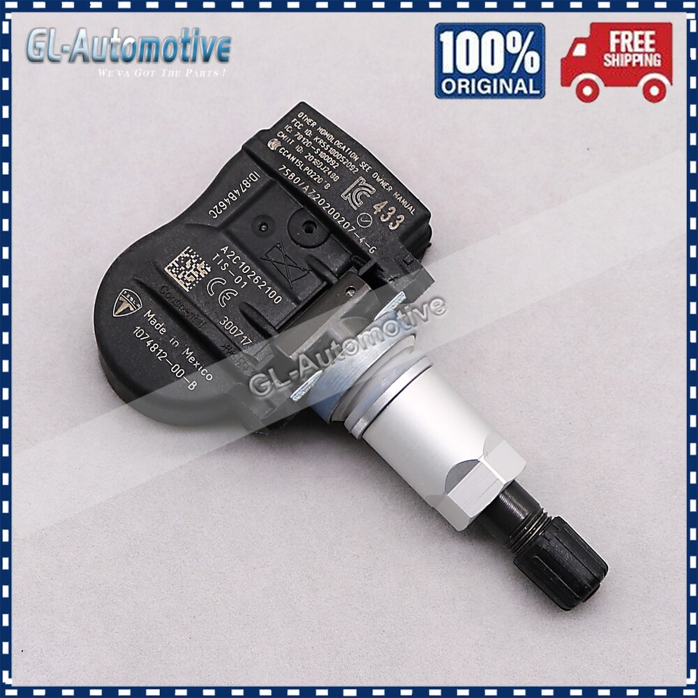 1074812-00-B Set Van (4) tpms Bandenspanning Monitor Sensor Voor Tesla Model 3 S X Y 433Mhz