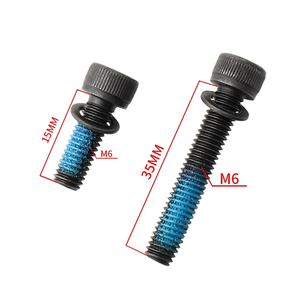 4Pcs Bike Parts M6*18/35mm Road Bicycle Brake Caliper Mount Adapter Screw Brake Adapter Brake Screws Screw Bolts