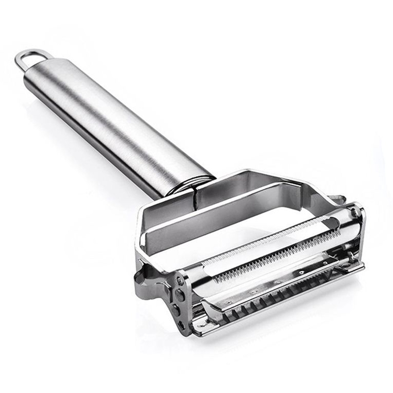 Stainless Steel Potato Cucumber Carrot Grater Julienne Peeler Vegetables Fruit Peeler Double Planing Grater Tools