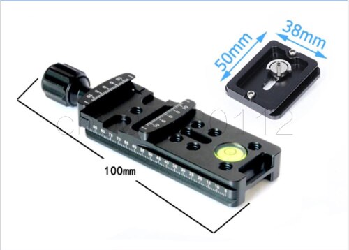 Multifuncional Placa de Espera Longa 100mm Slides Nodal Tripé Quick Release grampo & placa Arca Swiss adaptador Acessórios fotografia