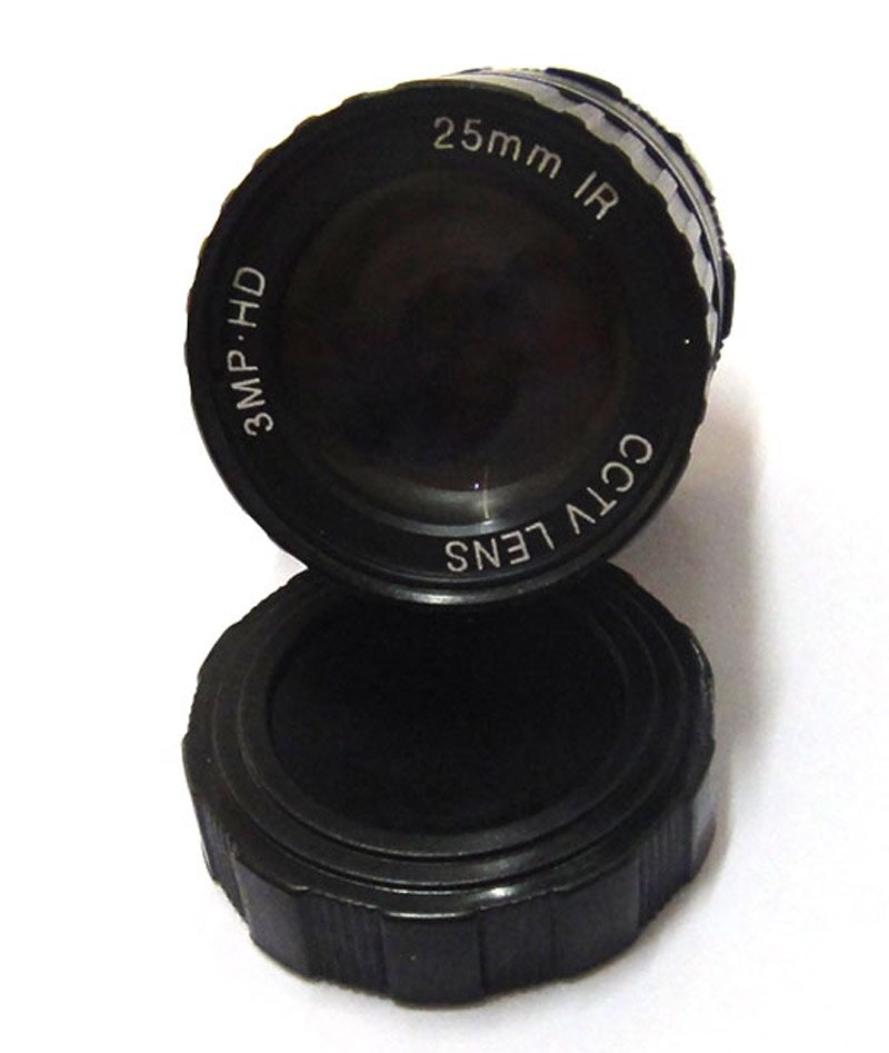 25mm CCTV Lens 3mp view 70m distance 11 degrees F1.2 IR Fixed Iris CS Mount for Security IP CCD Camera