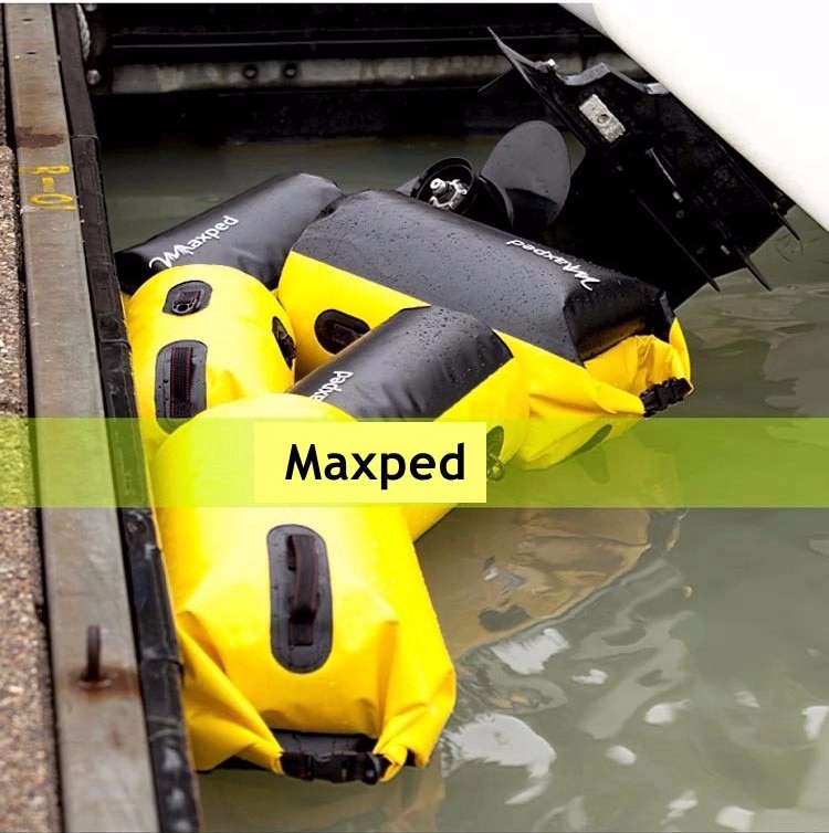 Fortykket maxped pvc drivtaske vandtæt tørpose til kano kajak rafting sport flydende opbevaringsposer