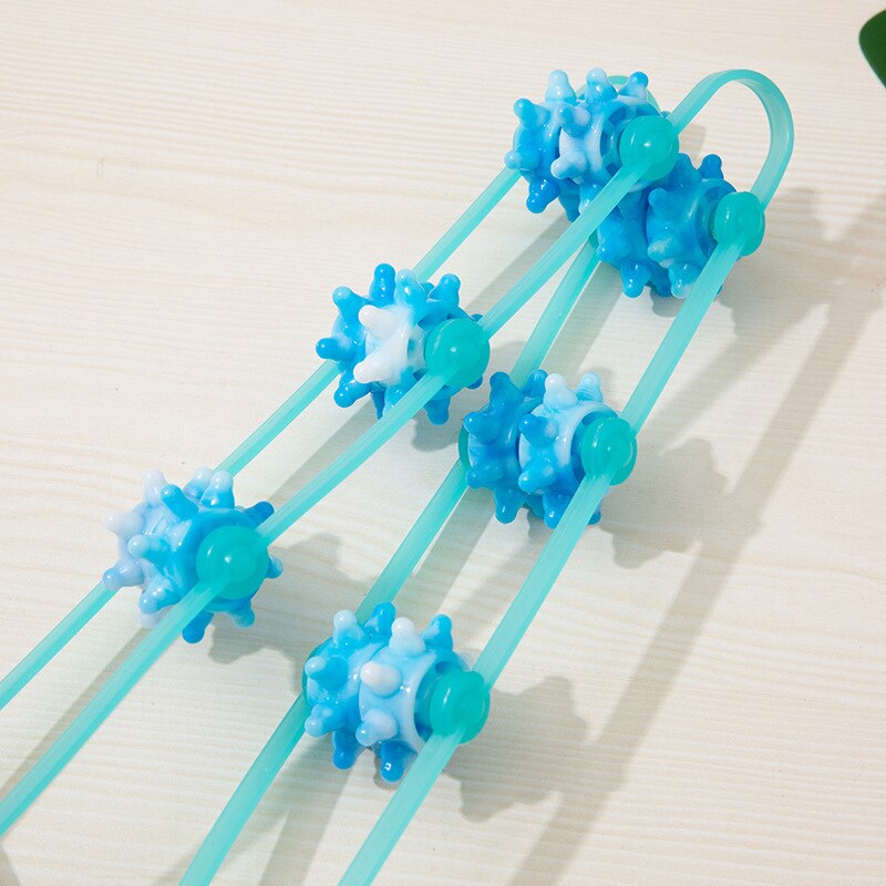 Multi Functional Body Massager Self Upper Lower Point Node Rolling Handheld Portable Roller Massage for Shoulder Back Neck Waist