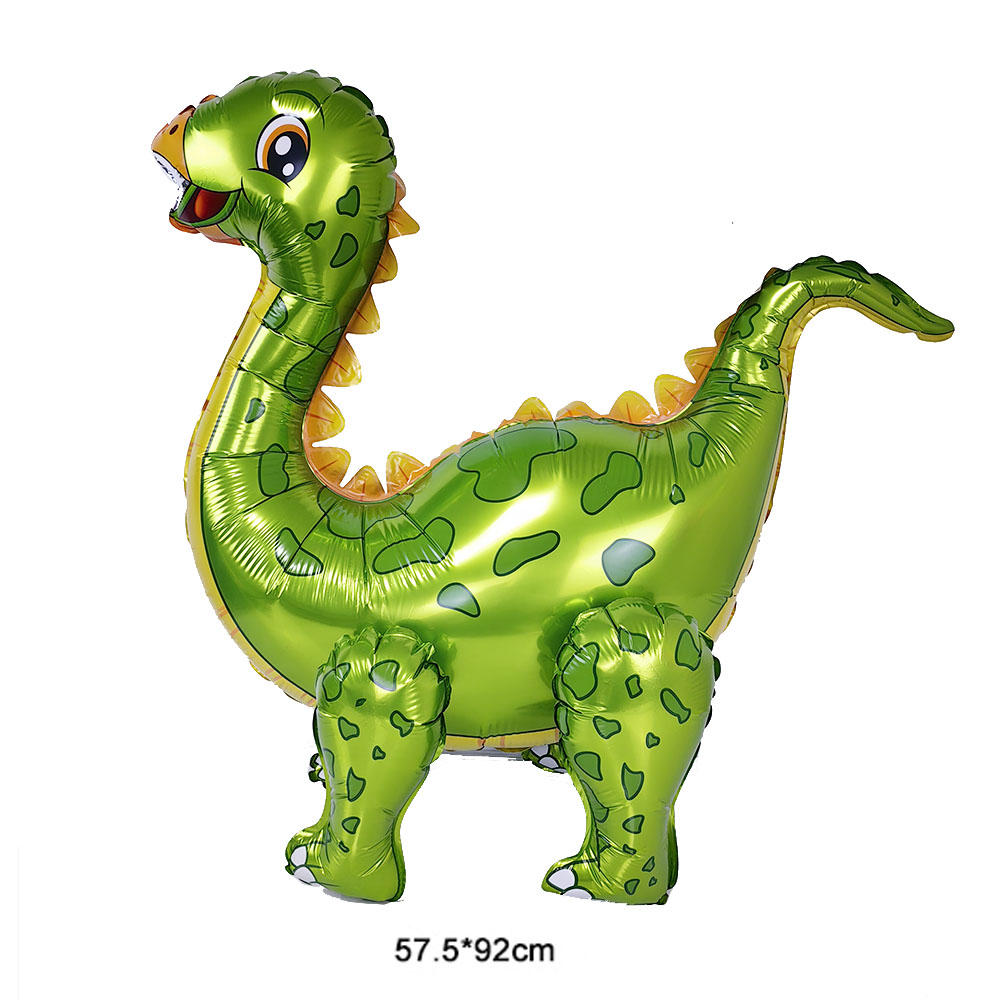 Dinosaur Cake Topper Cute Cartoon Jungle Safari Dino Birthday Cake Decoration Boys Kids Dinosaur Themed Baby Shower Party Supply: WHITE