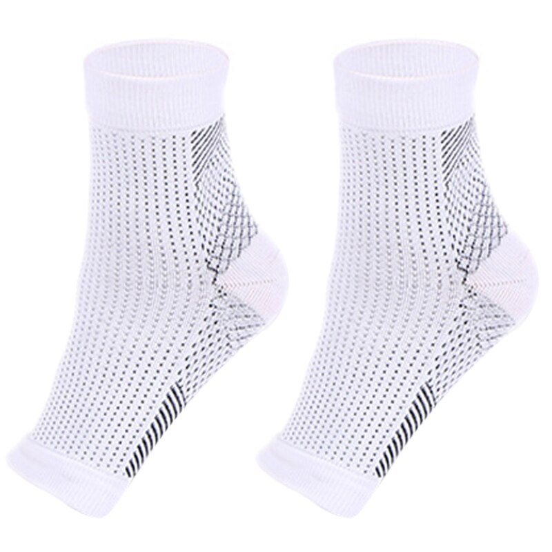 Foot Compression Sleeve, Plantar Fasciitis Socks for Arch Support, Achilles Tendonitis &amp; Foot Pain Relief Toeless Socks
